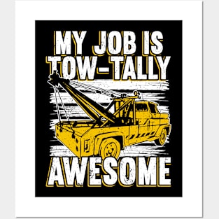 Tow Truck Driver Posters and Art